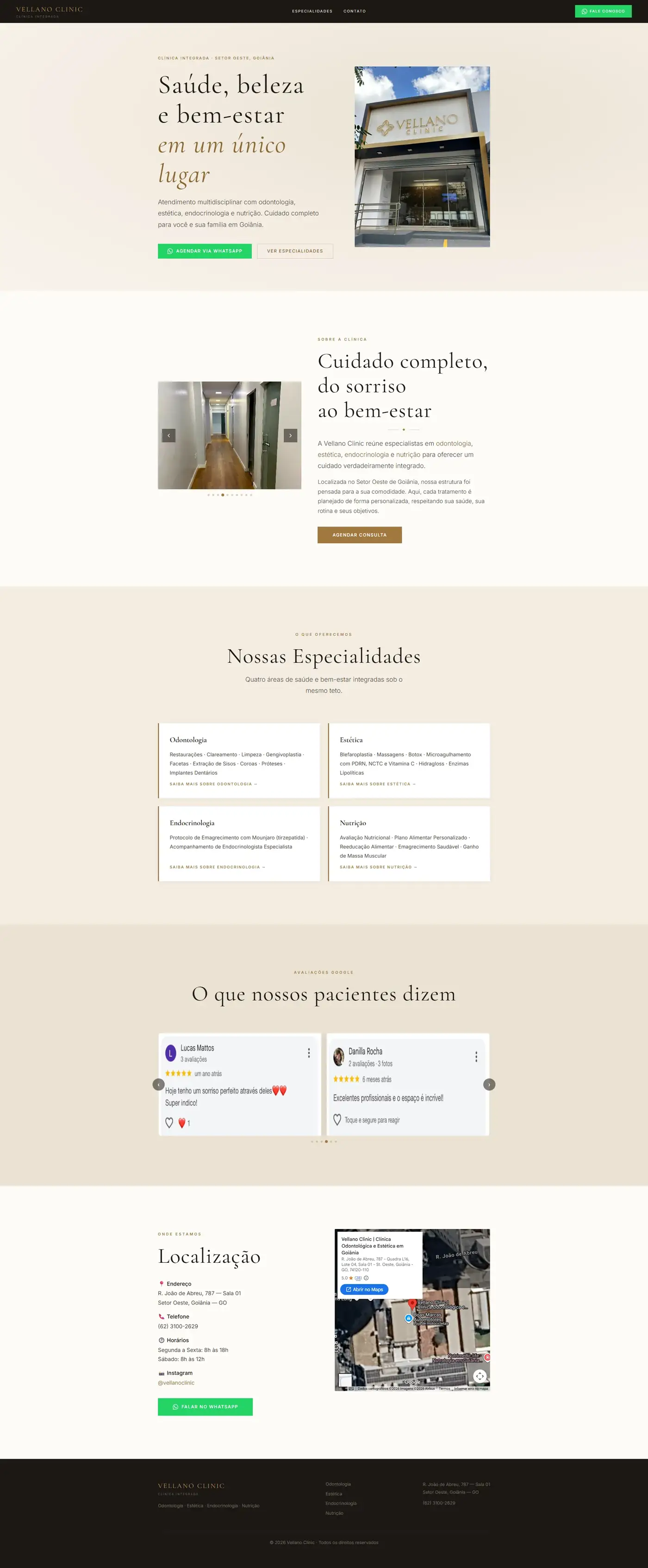 Vellano Clinic · Goiânia